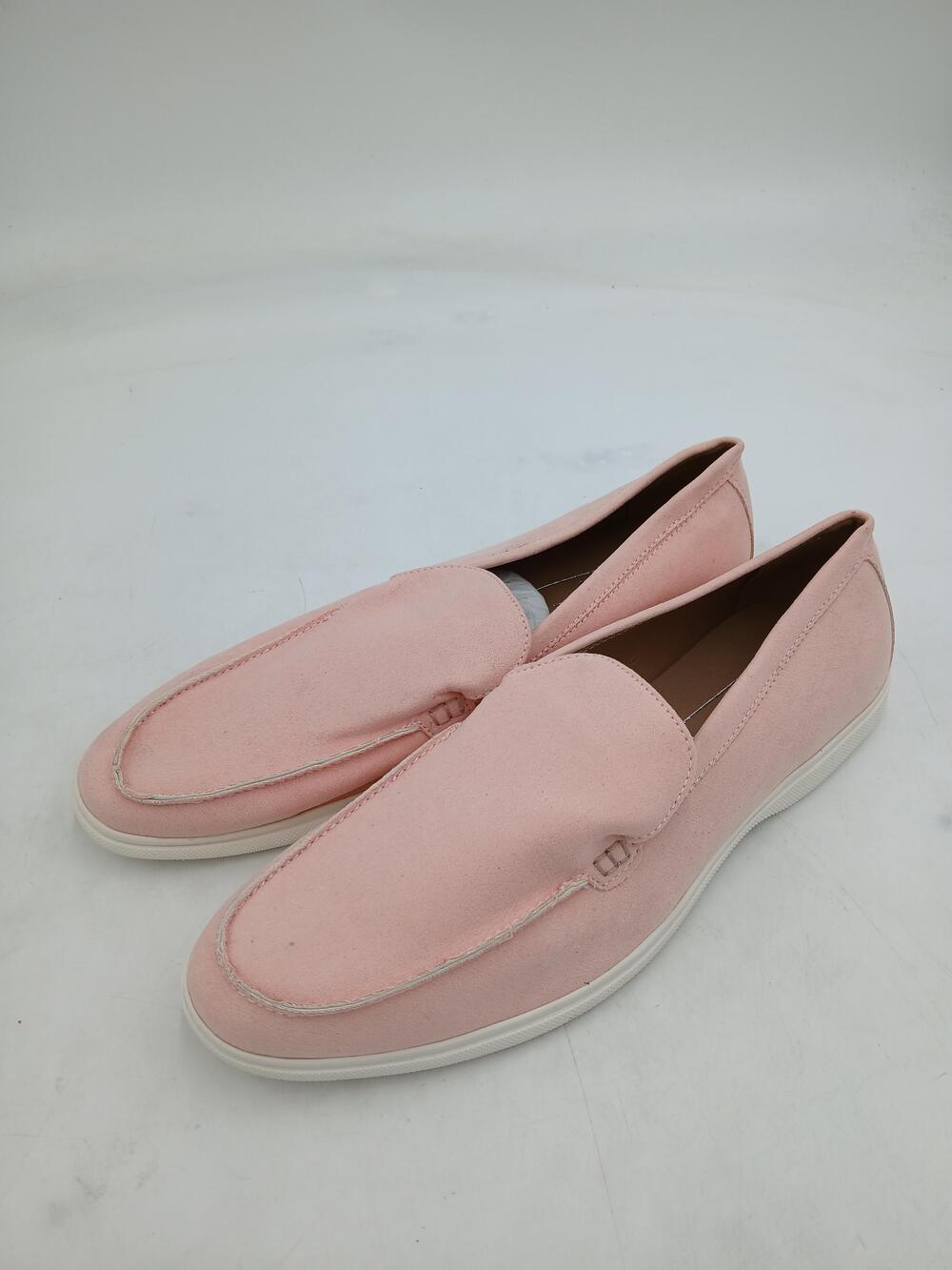 Truffle Collection Shoes Womens Light Pink Suede Casual Loafer Flats Size 10